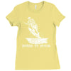 wakeboard to death Ladies Fitted T-Shirt