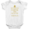 i drink Baby Bodysuit