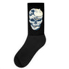 the great wave off skull Socks