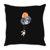 Ballon Planet Throw Pillow