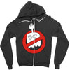 regular ghost Zipper Hoodie