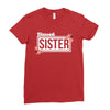 blessed sister with flower white color Ladies Fitted T-Shirt