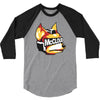 halftone fox (regular) 3/4 Sleeve Shirt