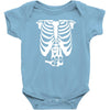 beer belly xray skeleton funny Baby Bodysuit