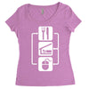v2 eat sleep computer mouse Women's Triblend Scoop T-shirt