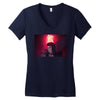 Red Girl Women's V-Neck T-Shirt