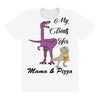 mama &amp; pizza dinasour All Over Women's T-shirt
