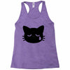 sad cat Racerback Tank