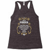 i am a pisces Racerback Tank