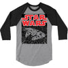millennium falcon 3/4 Sleeve Shirt