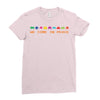 we come in peace Ladies Fitted T-Shirt