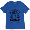 I Am One Blessed Pawpaw V-Neck Tee