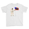 Astronaut Celebrating Independence  Day at 1776 Youth Tee