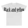 black and yellow All Over Men's T-shirt