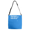 perfect head funny bald Adjustable Strap Totes