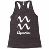 aquarius zodiac Racerback Tank