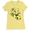 f bom Ladies Fitted T-Shirt