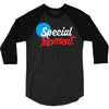 Text 3/4 Sleeve Shirt