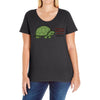 normal ass turtle Ladies Curvy T-Shirt