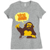 monkey yo bitch Ladies Fitted T-Shirt