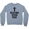 resting bitch face Crewneck Sweatshirt