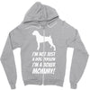 not just a dog person i'm a boxer mommy! Zipper Hoodie