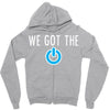 we got the power 3 Zipper Hoodie