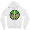 lucha libre   green Zipper Hoodie