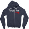 tony is alive sopranos Zipper Hoodie