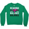 Reading Yoga Wine Balance Crewneck Sweatshirt
