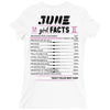 June Girl Facts Gemini Ladies Fitted T-Shirt