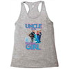 uncle of the birthday girl Racerback Tank