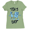 peanut butter and jelly   bff Ladies Fitted T-Shirt