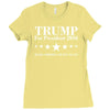 trump for president 2016 Ladies Fitted T-Shirt