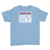 gangster rap made me do it Youth Tee