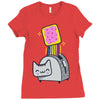 pop tart Ladies Fitted T-Shirt
