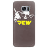 pew yoda wars funny Samsung Galaxy S7 Edge