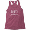 wearing heels is a workout Racerback Tank