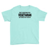 vegetarian ask yourself why not vegan food foodie tofu geek tee shirt Youth Tee