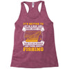 Sit In Church And Think About Fishing Racerback Tank