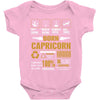 Born Capricorn Multitasking Problem Solving Tees Baby Onesie