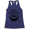 mens grandads bearded Racerback Tank