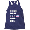 This is What Trans Looks Like Racerback Tank