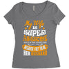 My Wife Is Super Awesome Her Husband Women's Triblend Scoop T-shirt