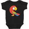 brids red Baby Bodysuit