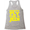 pretty fly for a jedi Racerback Tank