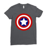 captain america Ladies Fitted T-Shirt
