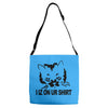 i iz on your shirt funny lolcat geek nerd tee cat s 3xl Adjustable Strap Totes