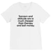 sarcasm and attitude V-Neck Tee