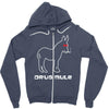drug mule Zipper Hoodie